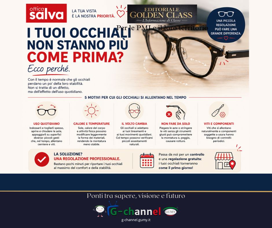I tuoi occhiali non stanno più come prima? Ecco perché.